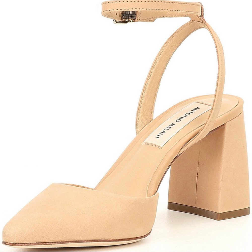 Antonio Melani Nude Block Heel